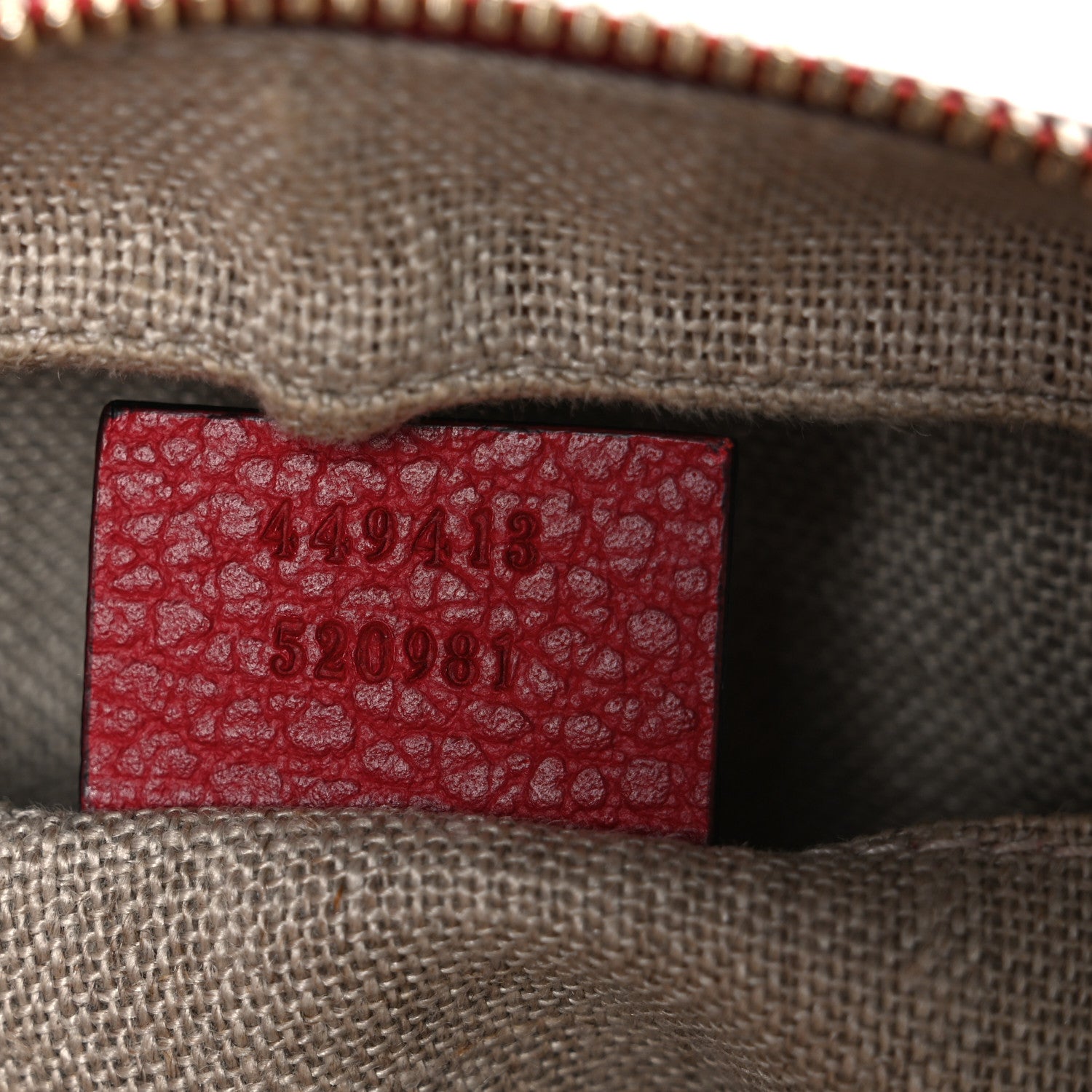 Gucci Monogram Mini Bree Messenger Bag Red 7 of 10
