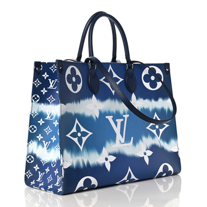 Louis Vuitton Monogram Escale Onthego GM Blue 3 of 8