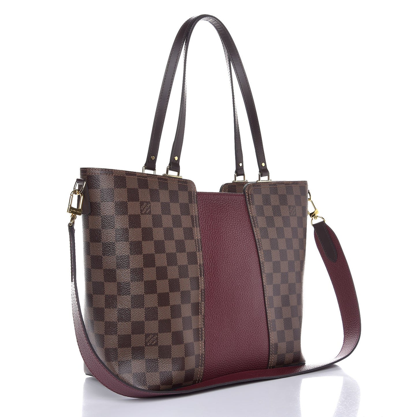 Damier Ebene Taurillon Jersey Bordeaux