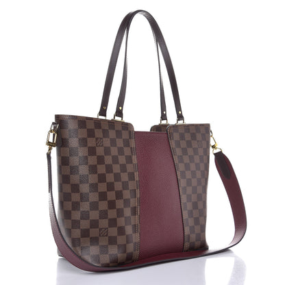 Louis Vuitton Damier Ebene Taurillon Jersey Bordeaux 4 of 8