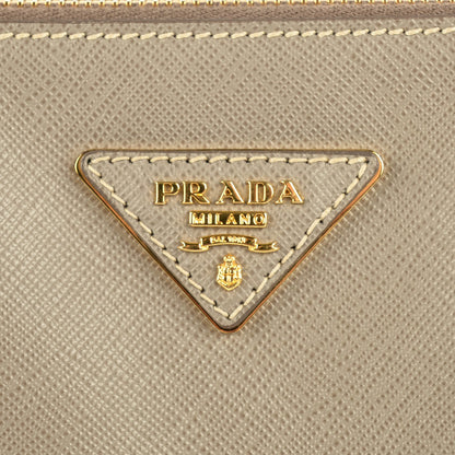 Prada Saffiano Medium Galleria Double Zip Tote Argilla 11 of 11