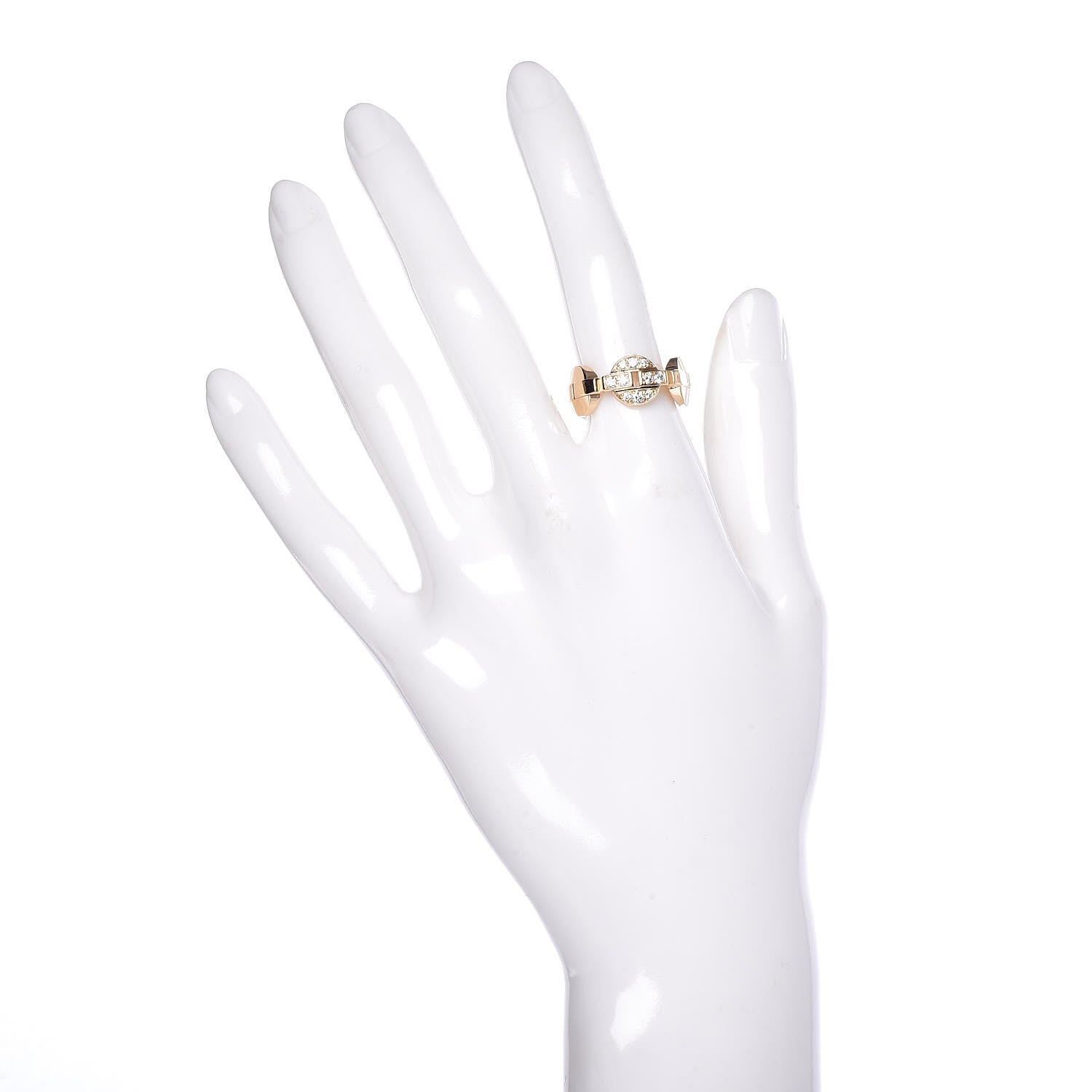 Cartier 18K Yellow Gold Diamond Himalia Ring 52 6 2 of 6