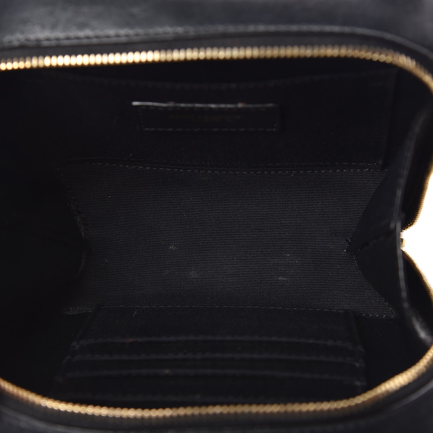 Saint Laurent Lambskin Matelasse Monogram Toy Vicky Camera Bag Black 7 of 11