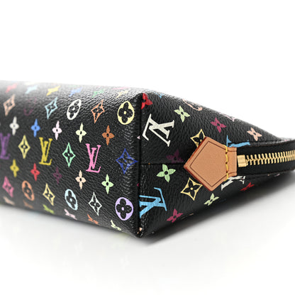 Louis Vuitton Monogram Multicolor Cosmetic Pouch Black Grenade 8 of 8