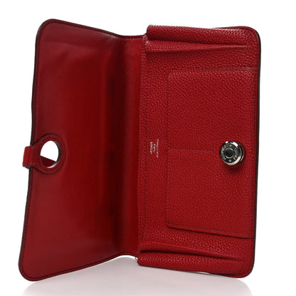 Hermes Togo Dogon Duo Wallet Rouge Casaque 5 of 9