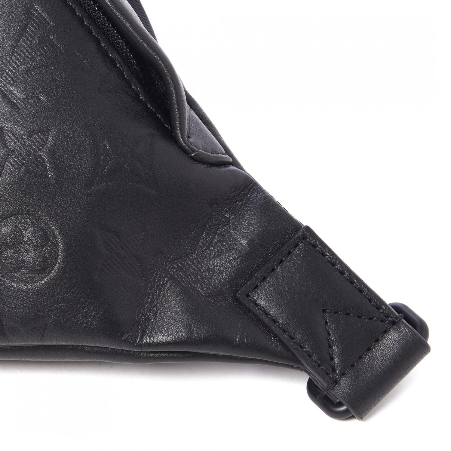 Louis Vuitton Calfskin Monogram Shadow Discovery Bumbag Black 7 of 10