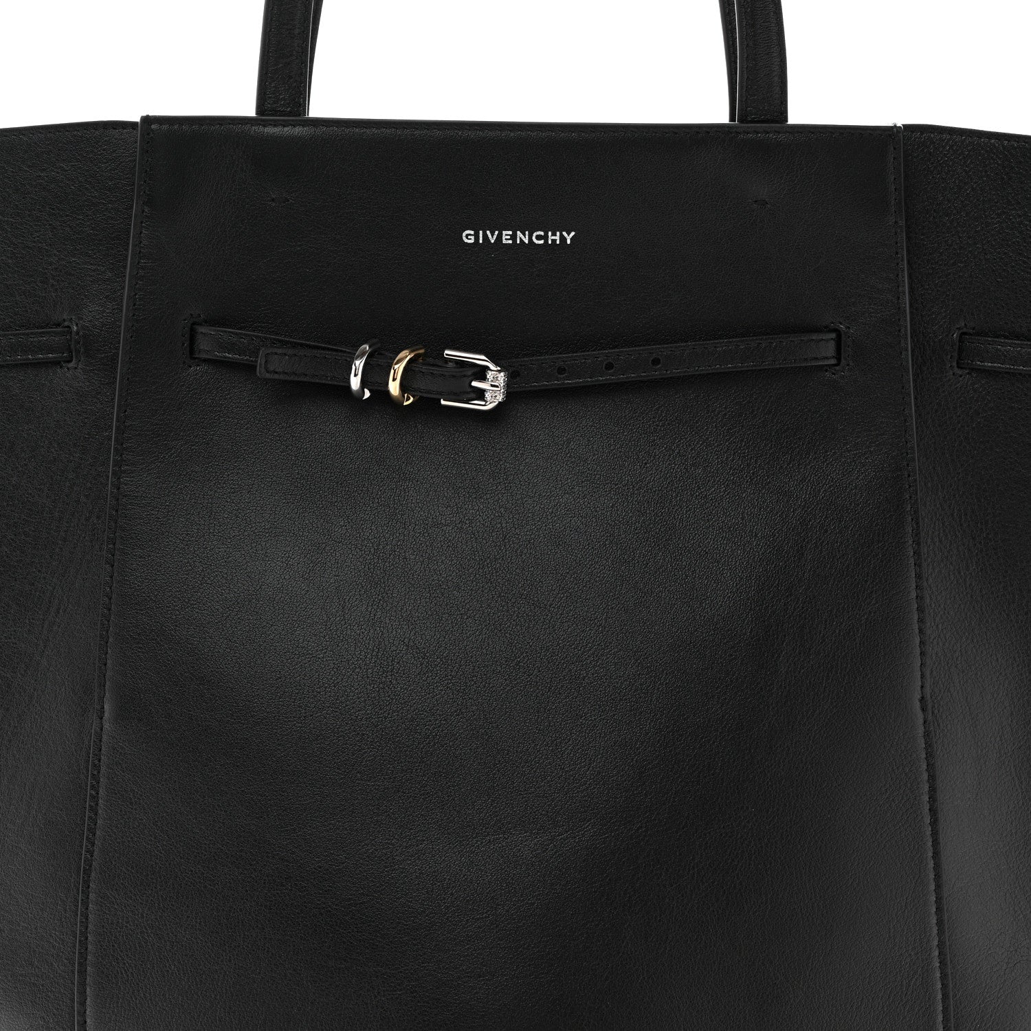 Givenchy Calfskin Voyou Medium North South Tote Black 8 of 10