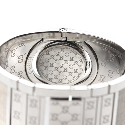 Gucci Stainless Steel Canvas Mother of Pearl 23mm Twirl Quartz Watch 4 of 6