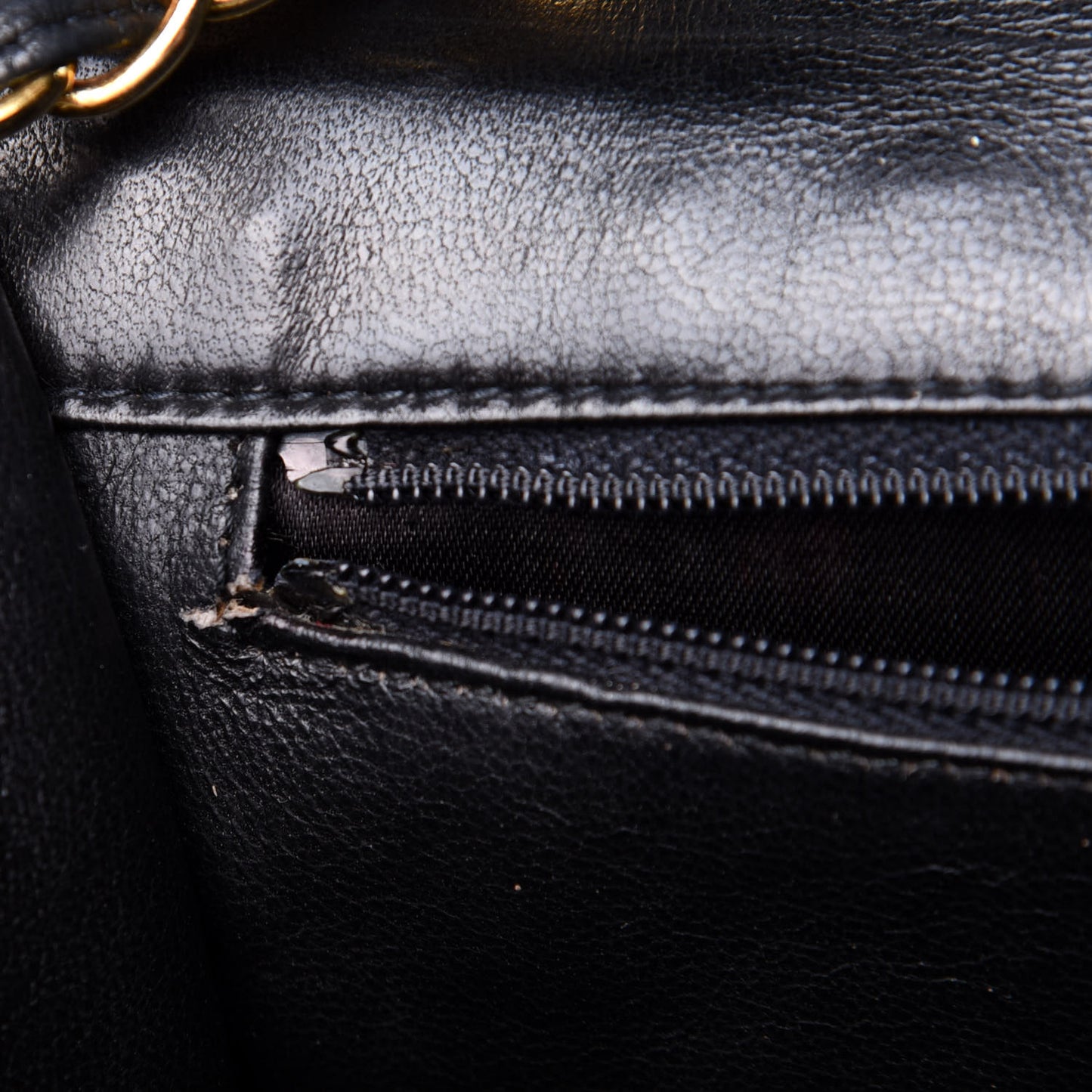 Lambskin Quilted CC Small Single Flap Black