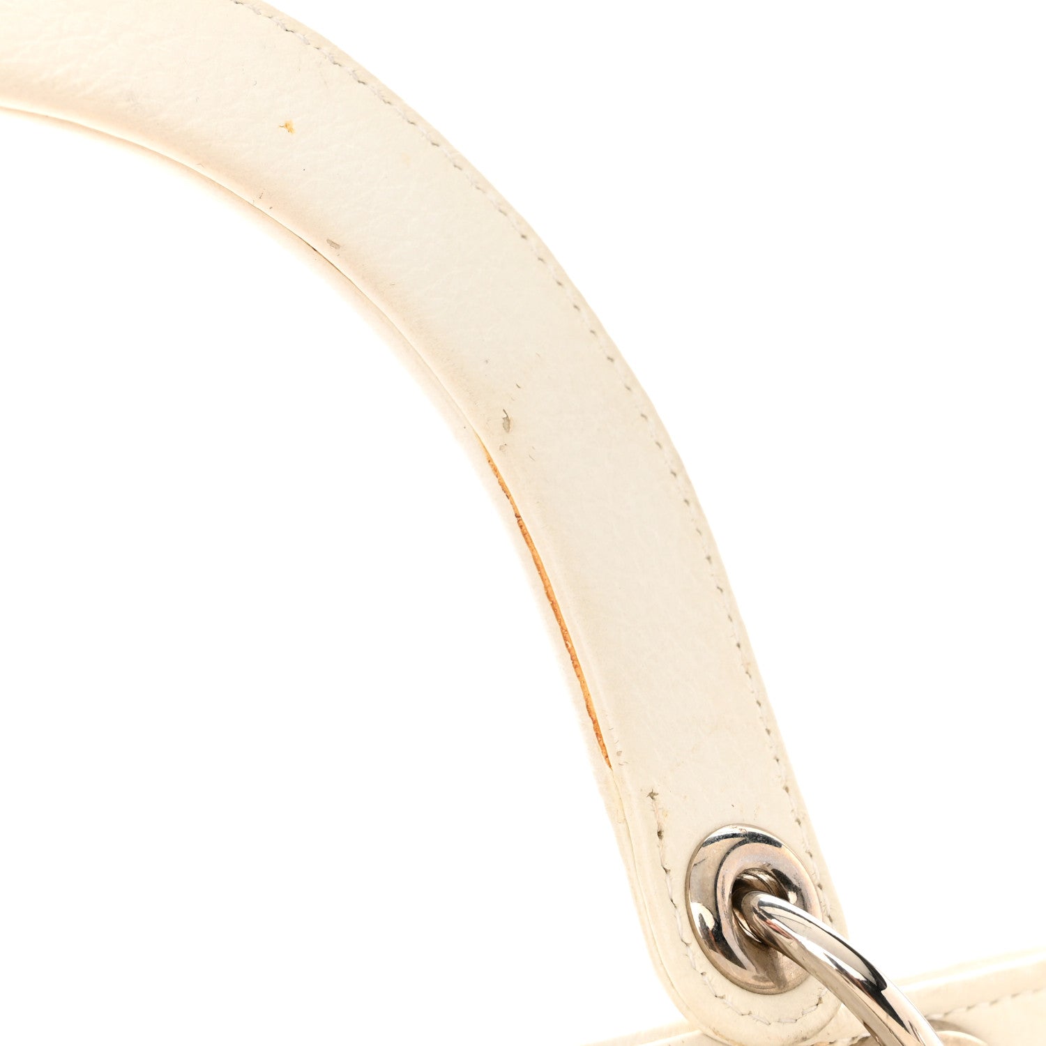 Christian Dior Deerskin Floral Printed Large Lady Dior White 12 of 19