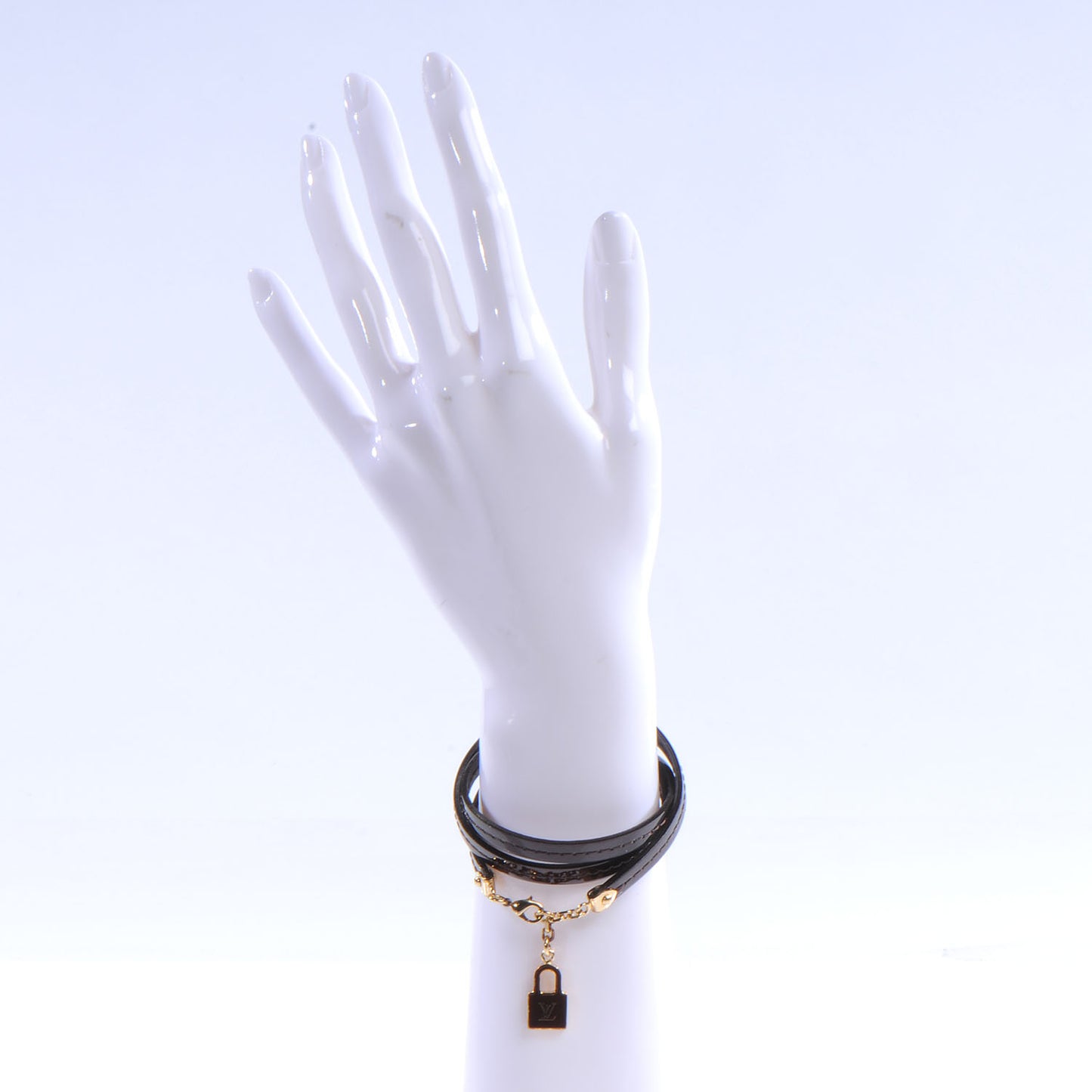 Patent Commit Wrap Bracelet Amarante