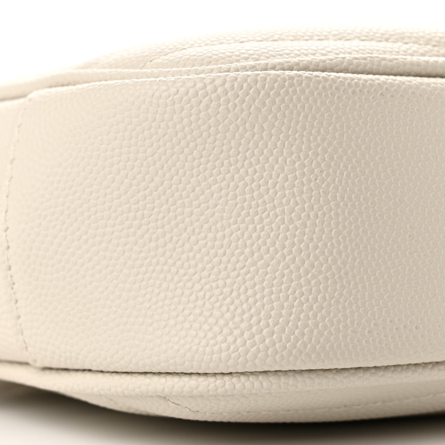 Saint Laurent Grain De Poudre Matelasse Monogram Mini Lou Camera Bag Crema Soft 9 of 10