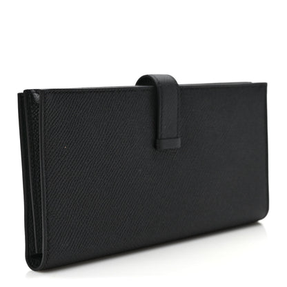 Hermes Epsom Monochrome Bearn Gusset Wallet Black 3 of 7