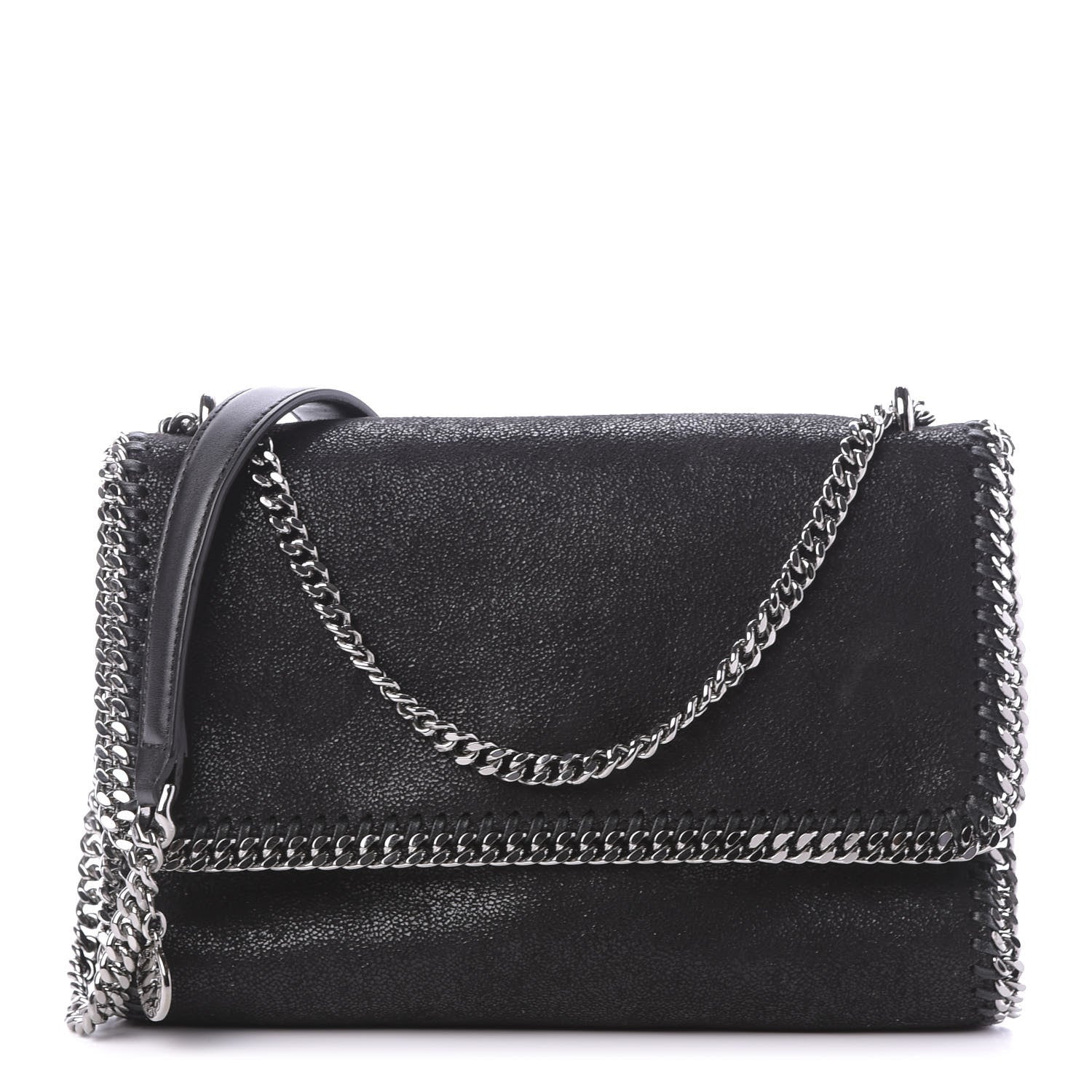 Stella McCartney Shaggy Deer Falabella Messenger Black 1 of 9
