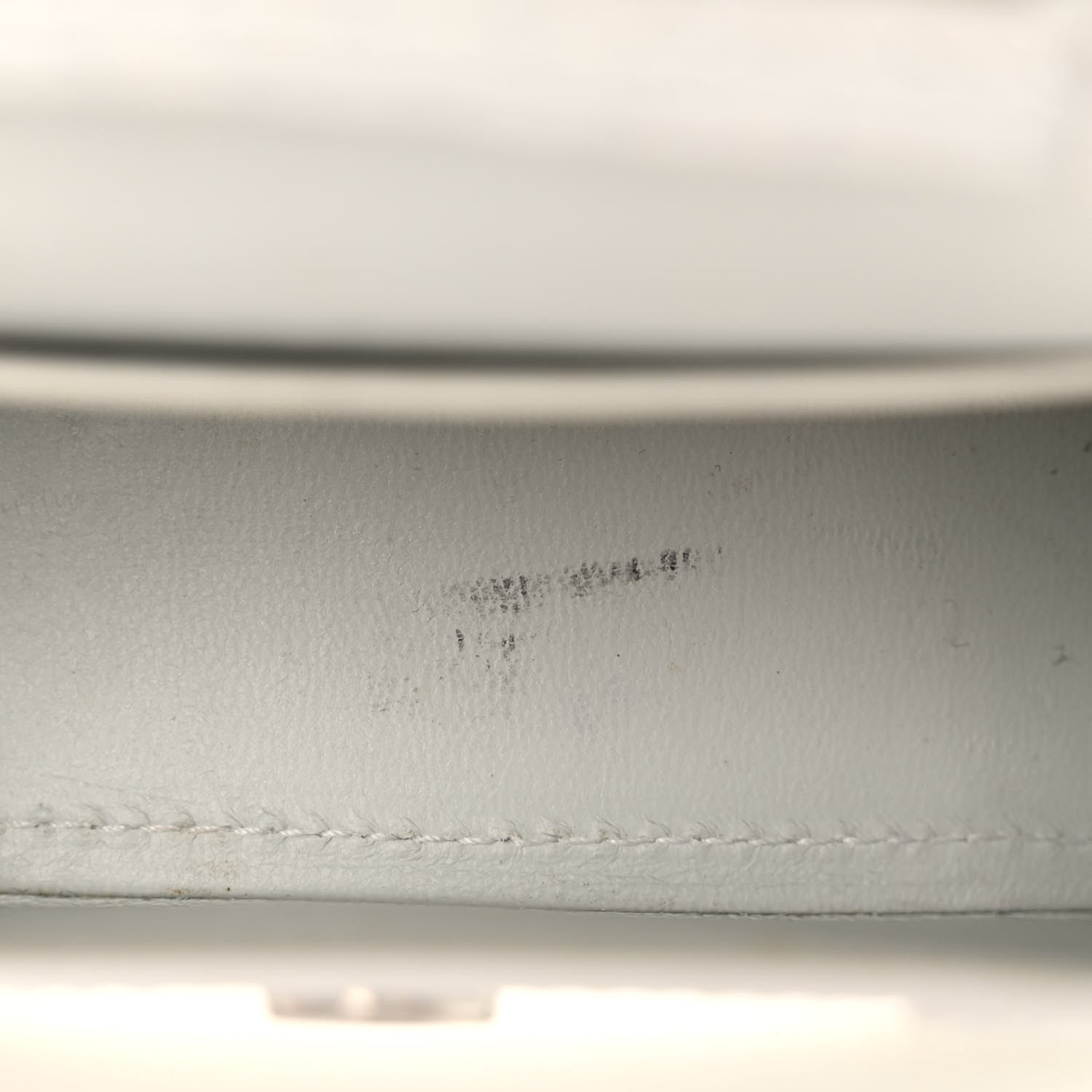 Balenciaga Shiny Calfskin Crocodile Embossed Hourglass Top Handle Bag XS White 11 of 12