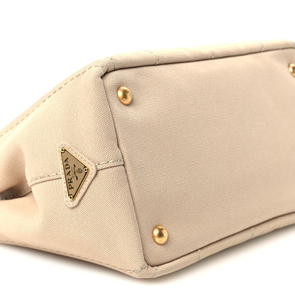 Prada Canapa Small Logo Tote Corda 10 of 12