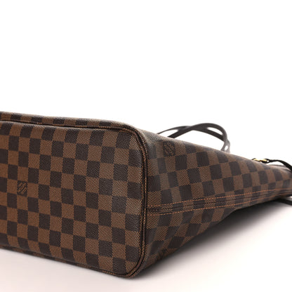 Louis Vuitton Damier Ebene Neo Neverfull MM Rose Ballerine 9 of 10
