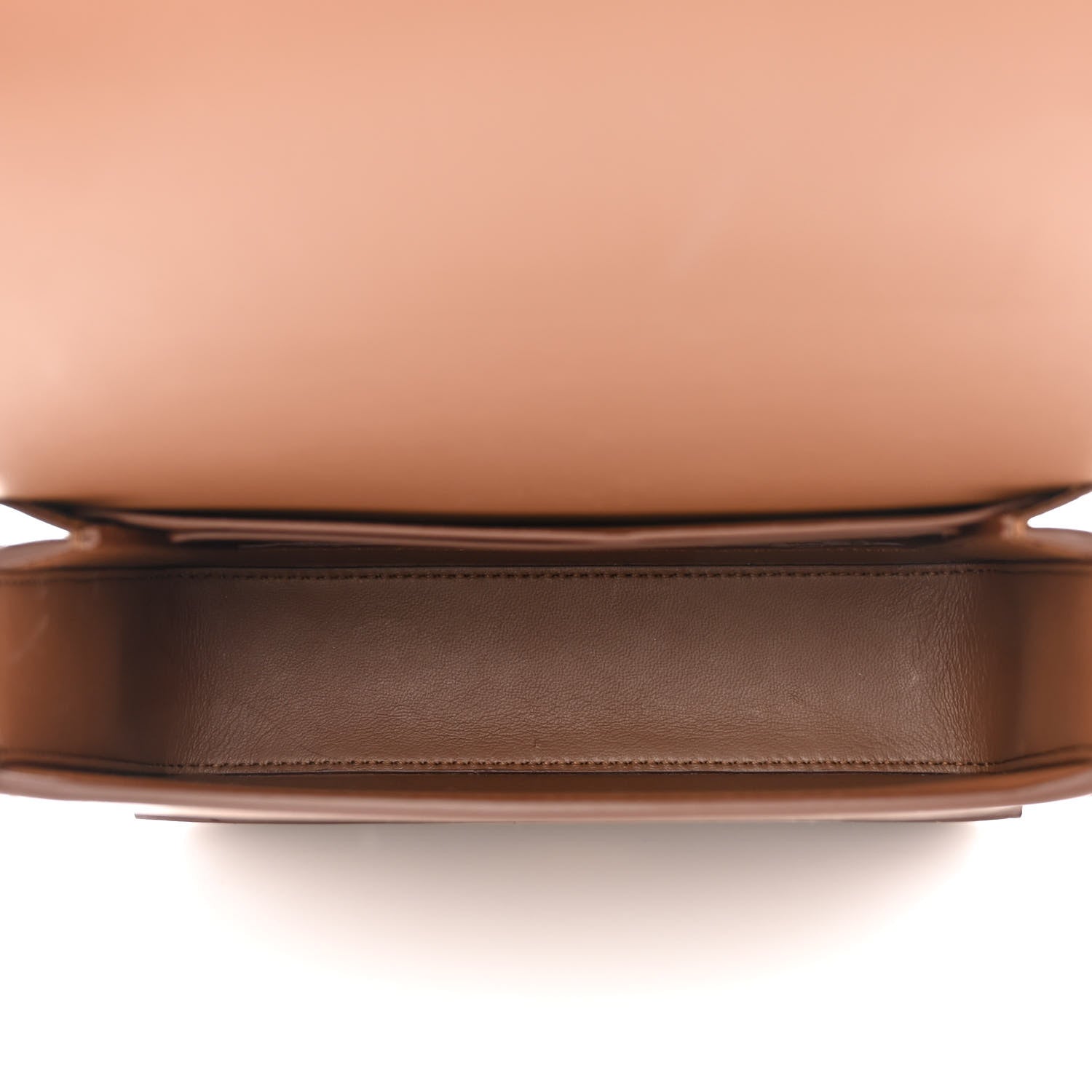 Burberry Smooth Calfskin Two Tone Small Grace Bag Malt Brown Black 5 of 10