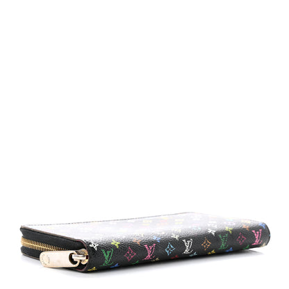 Louis Vuitton Monogram Multicolor Zippy Wallet Black Grenade 4 of 9