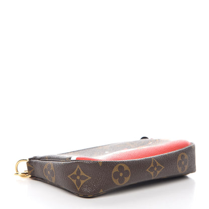 Louis Vuitton Monogram 2018 Christmas Animation Mini Cats Pochette Accessories 4 of 10