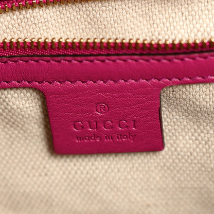 Gucci Vernice Naplack Medium Soho Chain Shoulder Bag Bright Bouganville 6 of 10