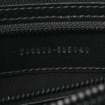Gucci Textured Dollar Calfskin Web Monochrome Large Diana Tote Bag Black 7 of 12