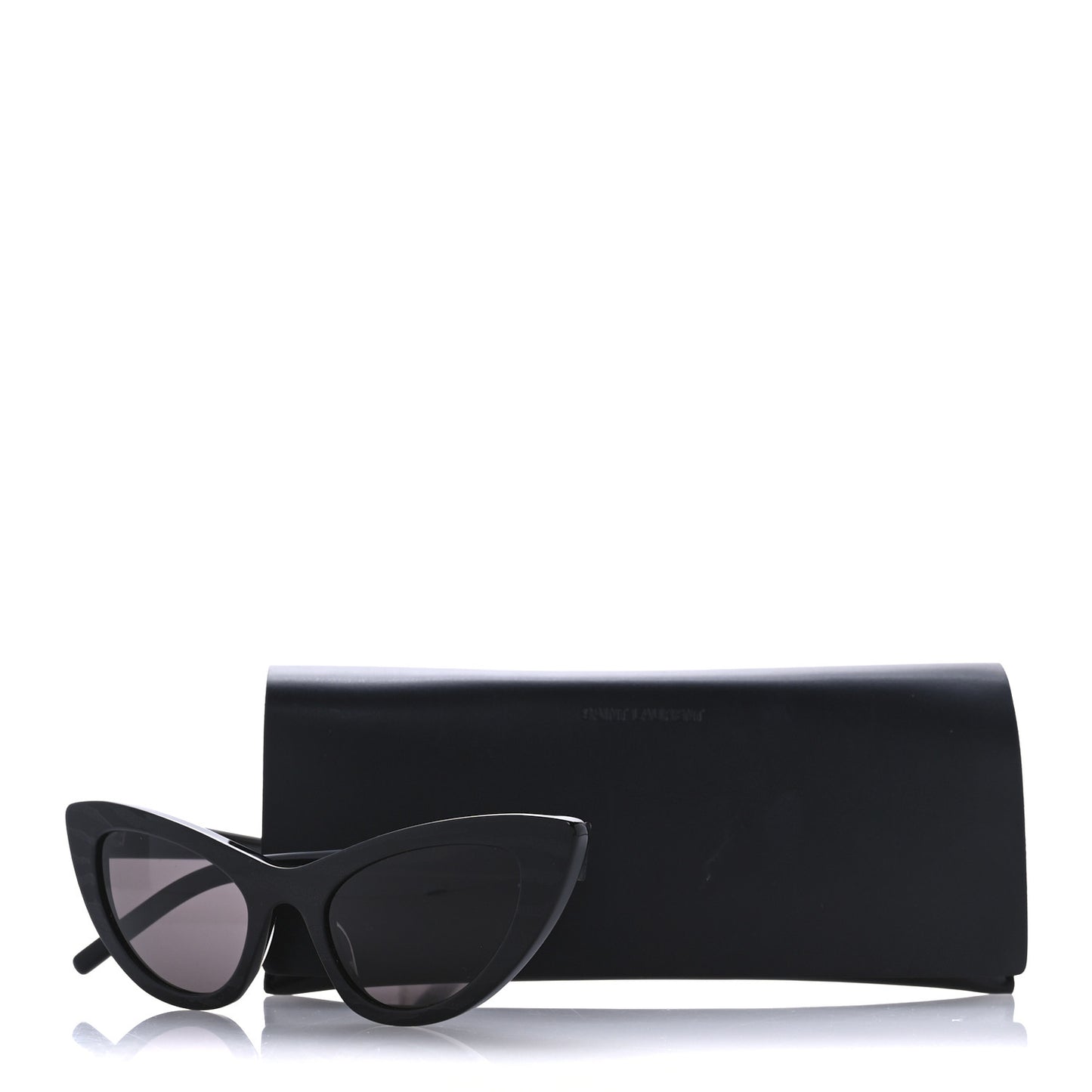 Acetate New Wave Tiger Lily SL213 Cat Eye Sunglasses Black