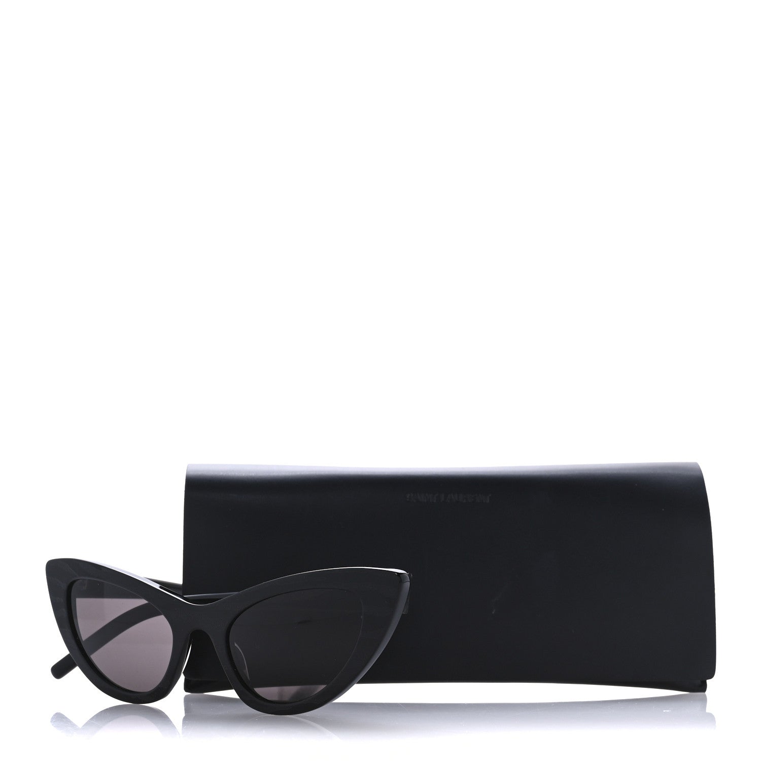 Saint Laurent Acetate New Wave Tiger Lily SL213 Cat Eye Sunglasses Black 9 of 9