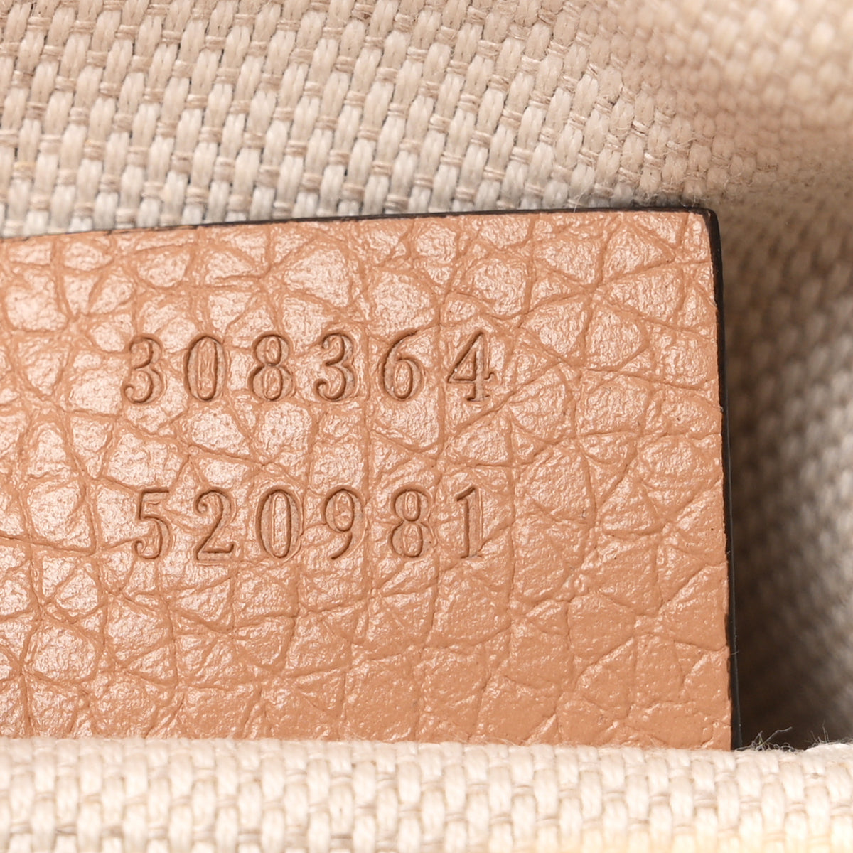 Gucci Pebbled Calfskin Small Soho Disco Bag Rose Beige 7 of 11