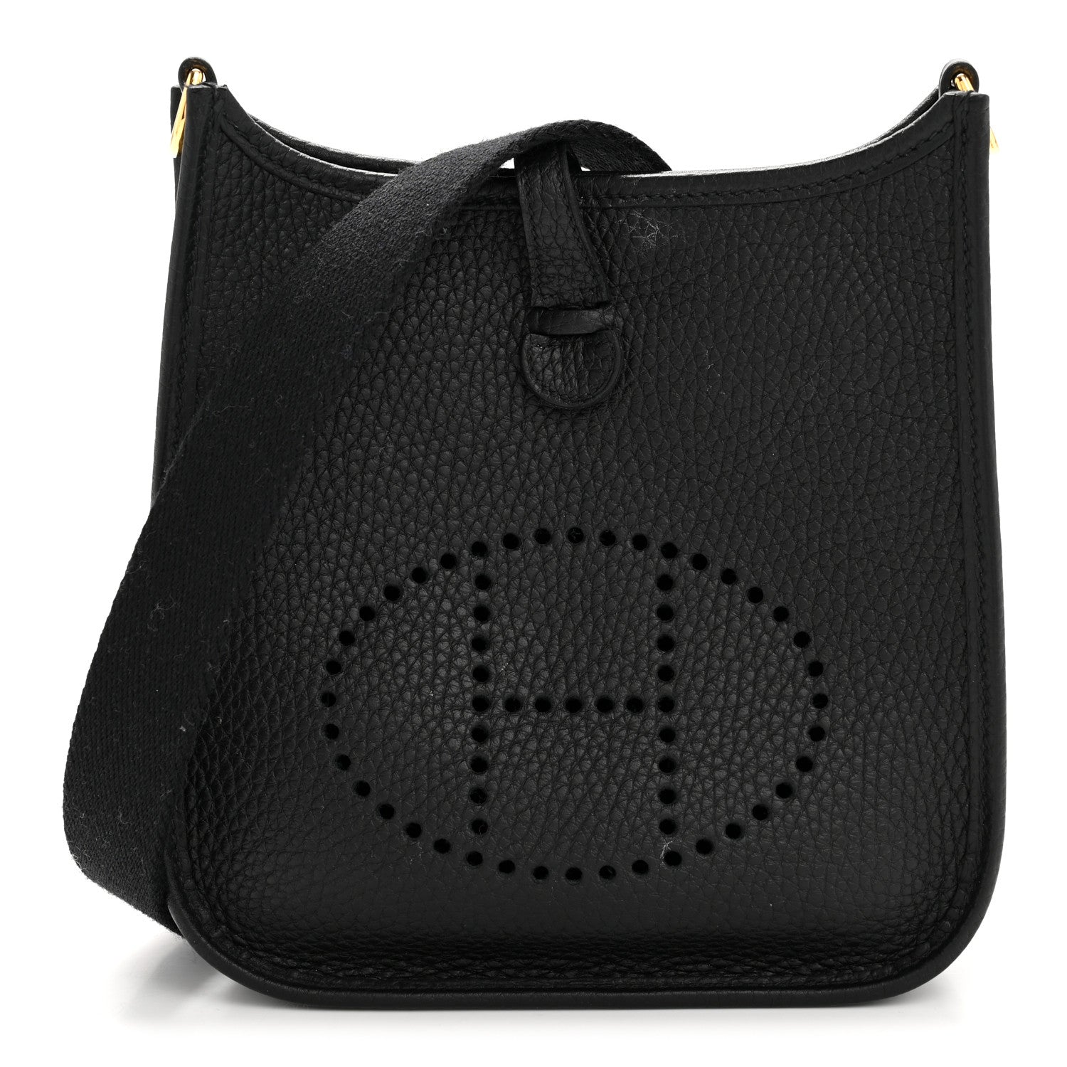Hermes Taurillon Clemence Evelyne TPM Black 1 of 37
