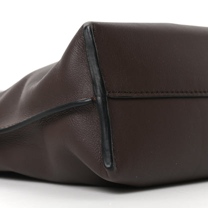 Loewe Calfskin Mini Flamenco Knot Clutch Chocolate 8 of 9