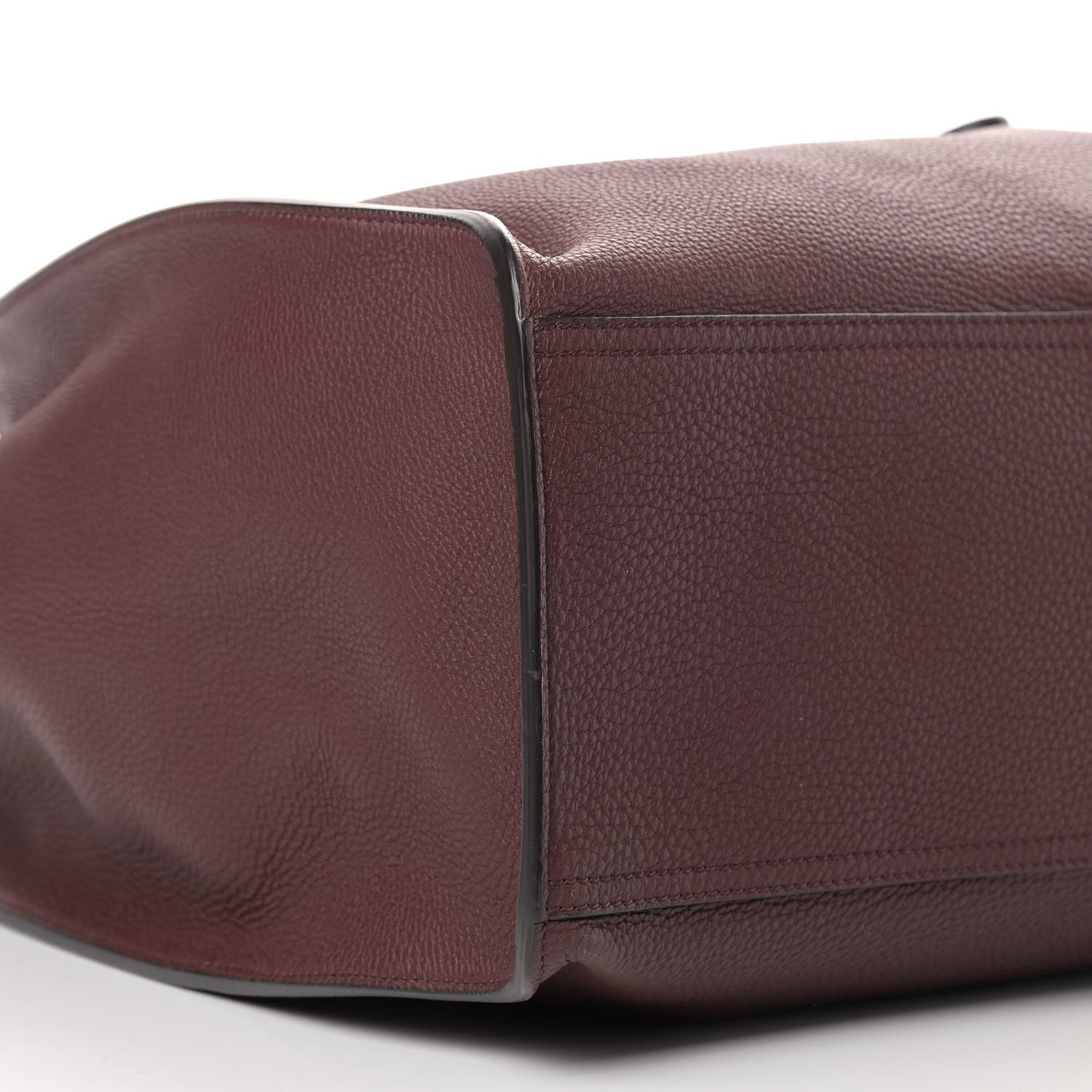 Soft Calfskin Large Jackie Top Handle Bag Bordeaux