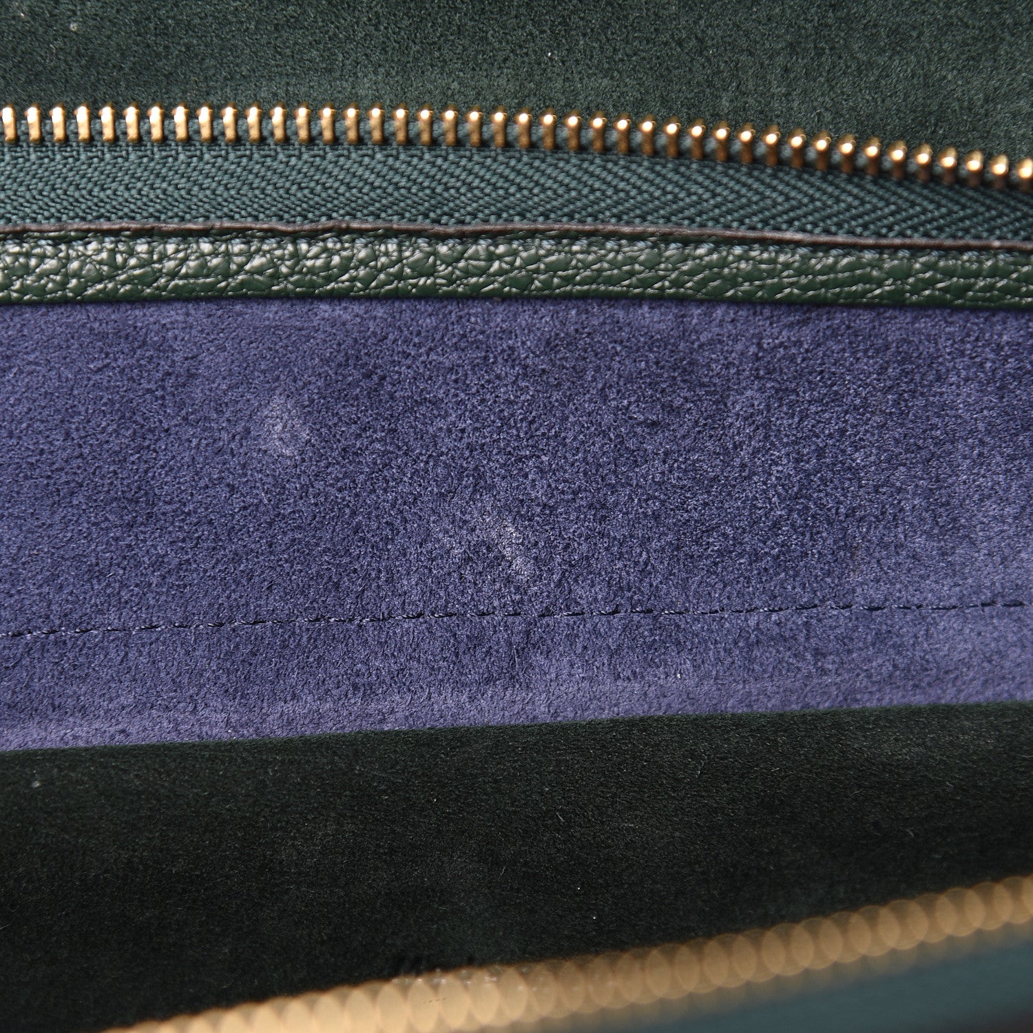 Celine Goatskin Smooth Calfskin Mini Belt Bag Dark Green 10 of 15