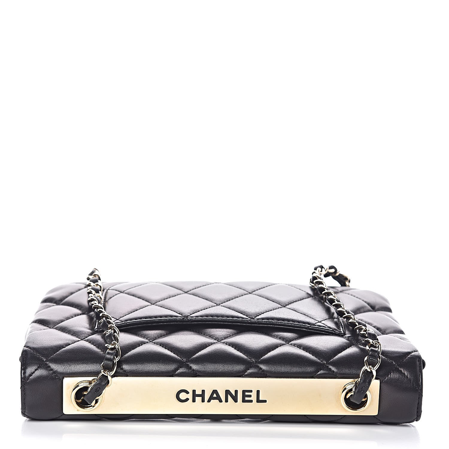 Chanel Lambskin Quilted Medium Trendy CC Flap Black 11 of 13