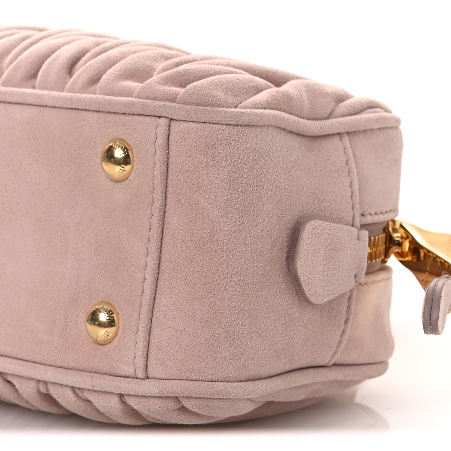 Suede Matelasse Regular Arcadie Top Handle Bag Pesco