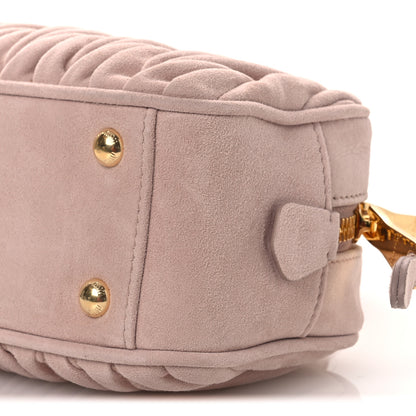 Miu Miu Suede Matelasse Regular Arcadie Top Handle Bag Pesco 10 of 11