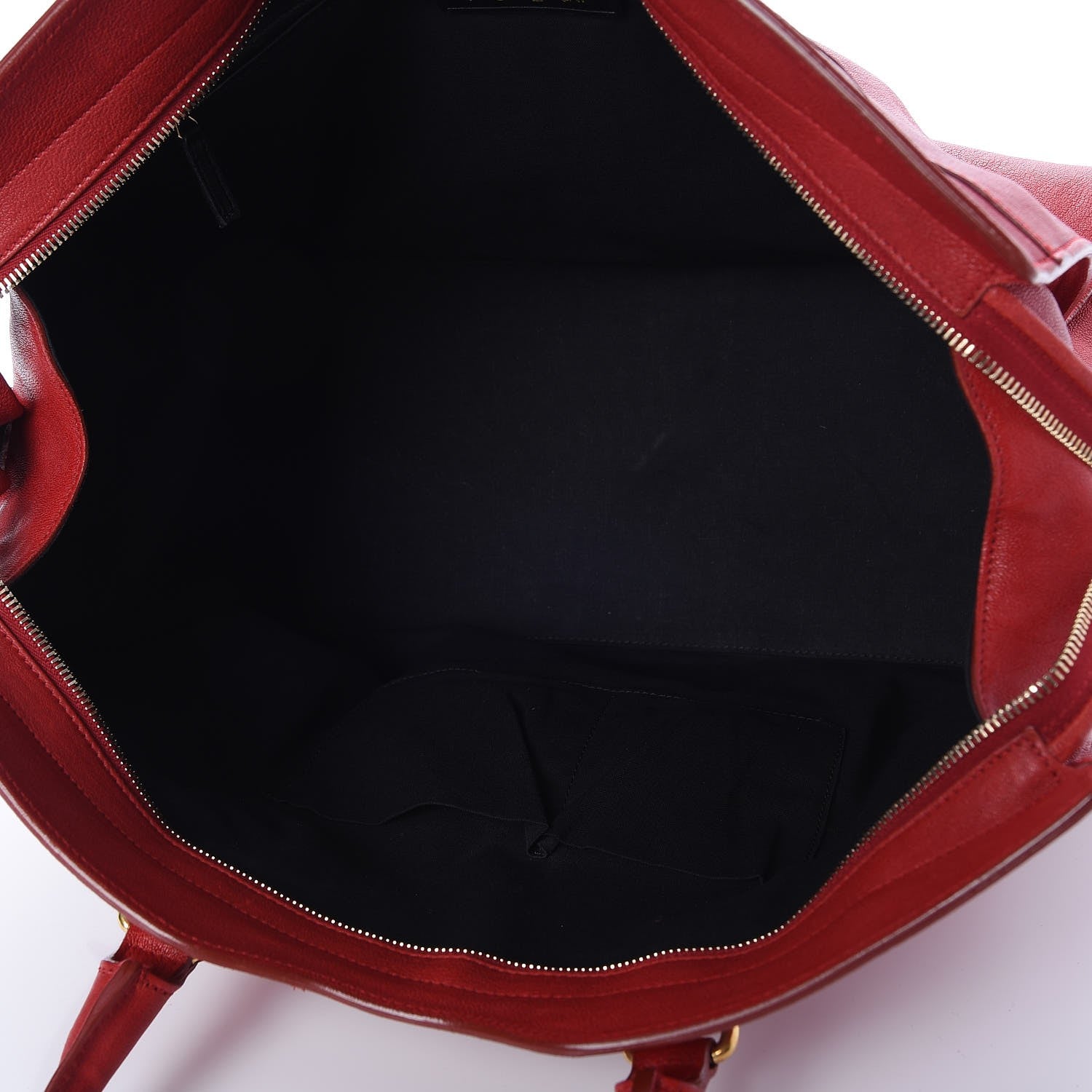 Saint Laurent Sheepskin Large Cabas ChYc Red 5 of 7