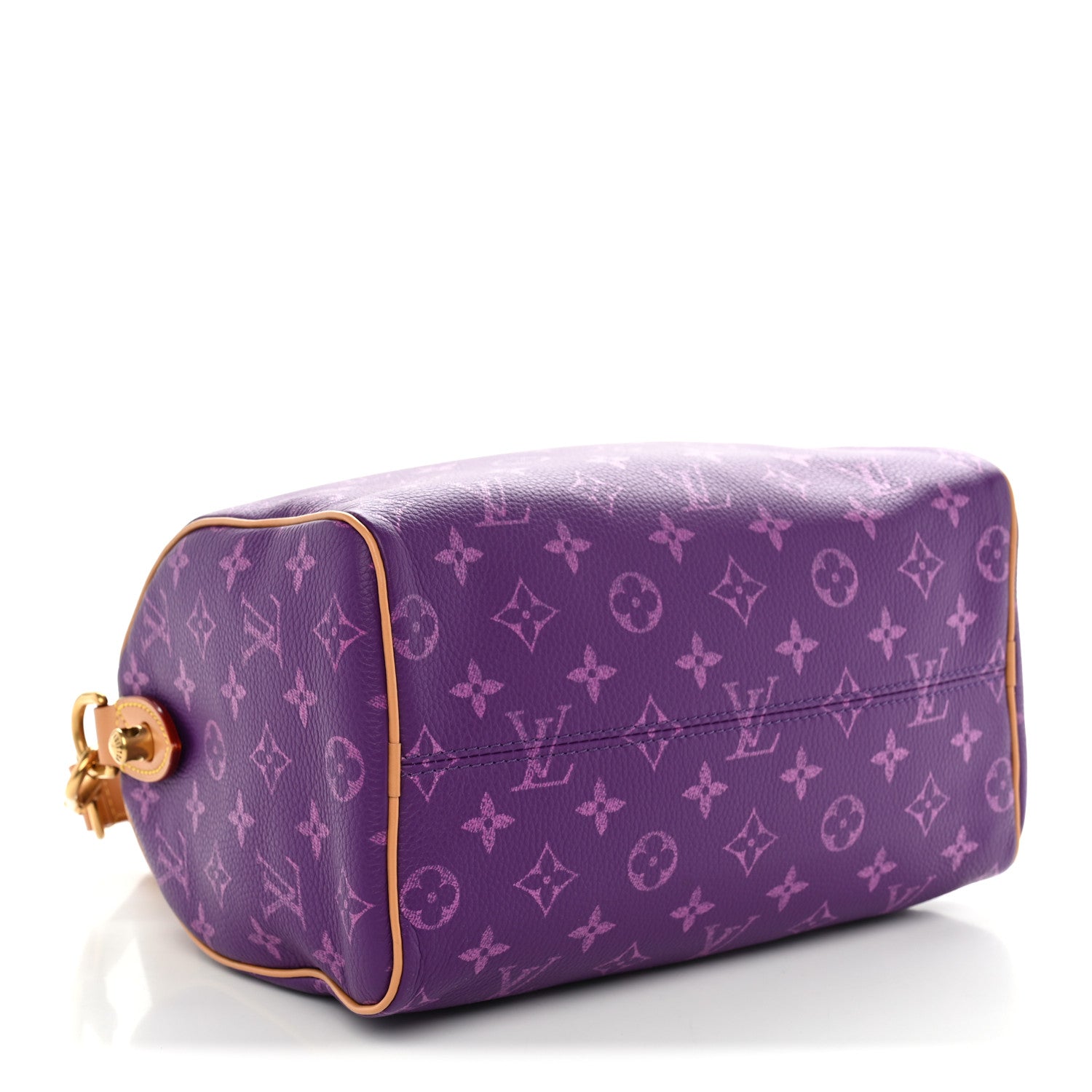 Louis Vuitton Calfskin Monogram Speedy P9 Bandouliere 25 Lotus Purple 6 of 12