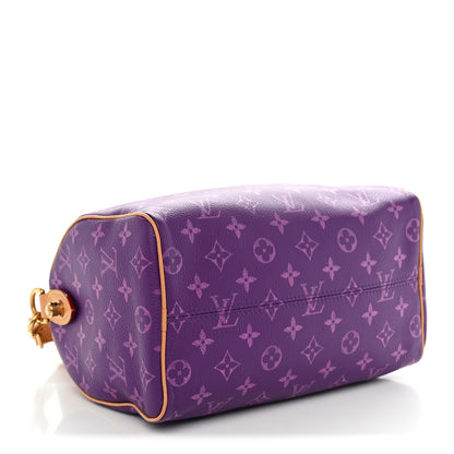 Louis Vuitton Calfskin Monogram Speedy P9 Bandouliere 25 Lotus Purple 6 of 12