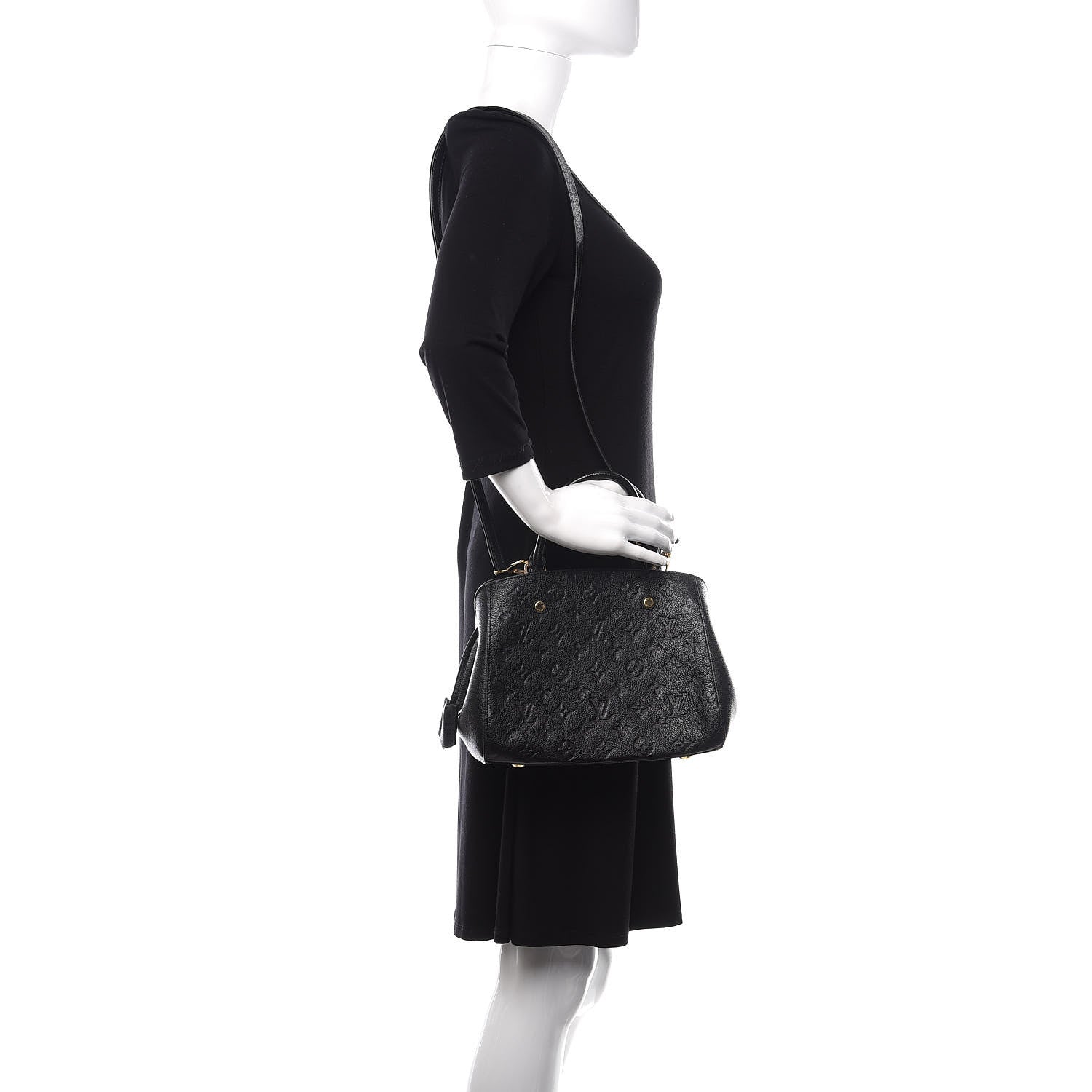 Louis Vuitton Empreinte Montaigne BB Black 2 of 10
