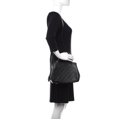 Louis Vuitton Empreinte Montaigne BB Black 2 of 10