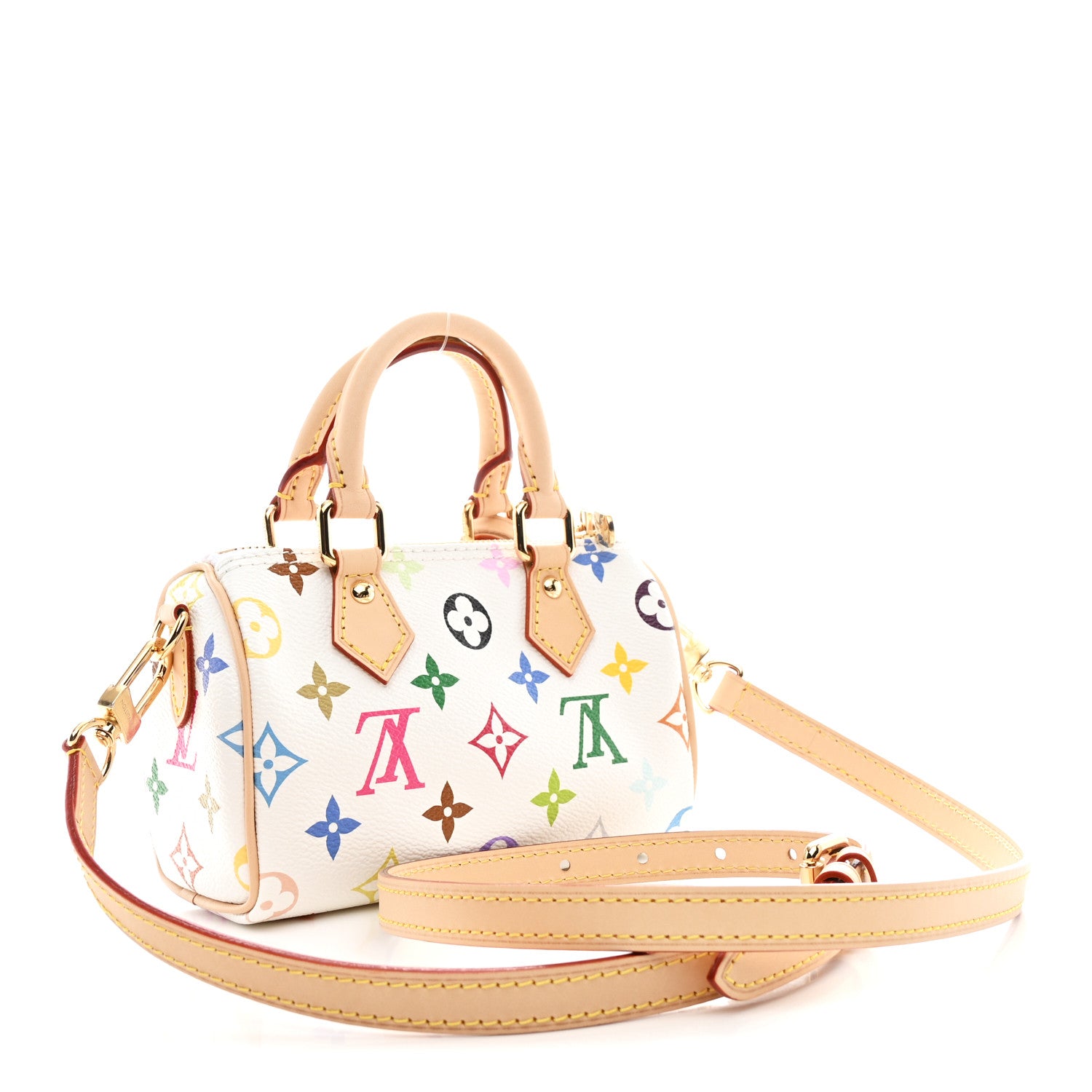Louis Vuitton LV X TM Monogram Multicolor Nano Speedy White 2 of 9