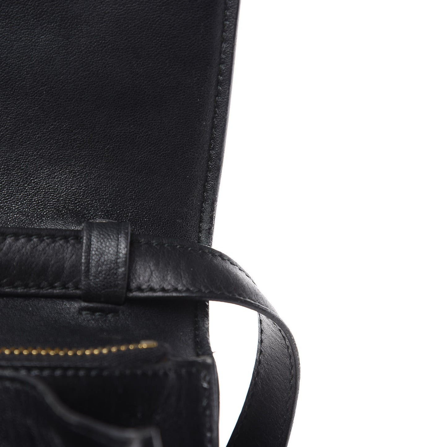 Smooth Calfskin Large Classic Box Flap Bag Black