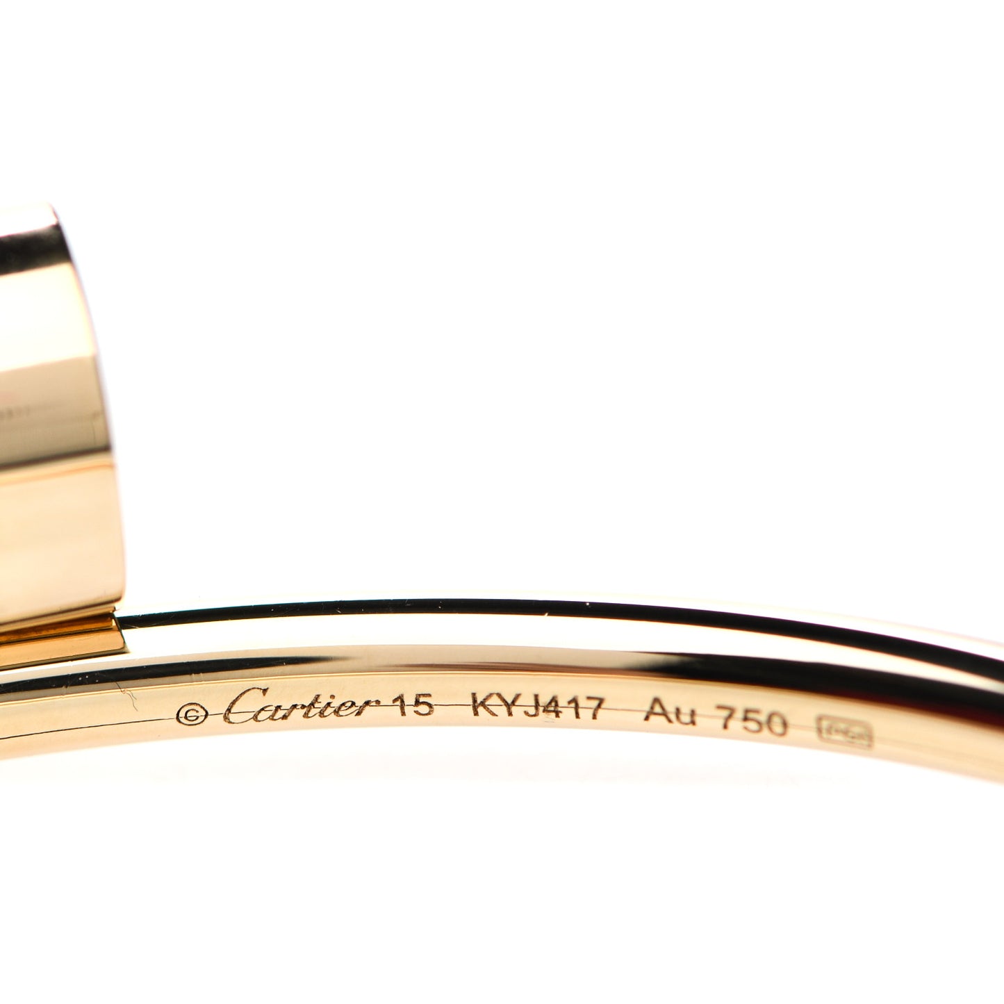 18K Yellow Gold Small Juste Un Clou Bracelet 15