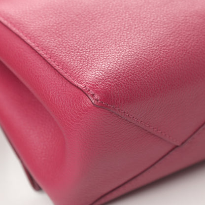 Louis Vuitton Calfskin Lockme II Top Handle Grenat Dahlia 9 of 14