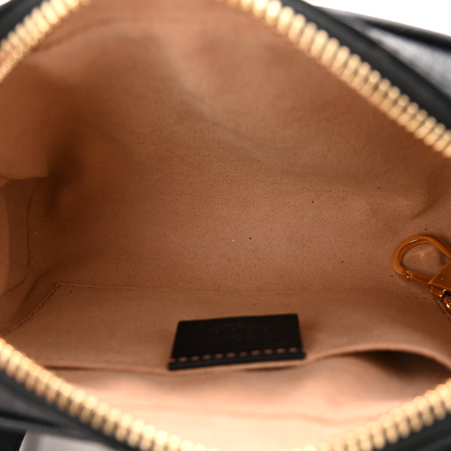 Calfskin Web Mini Ophidia Shoulder Bag Black