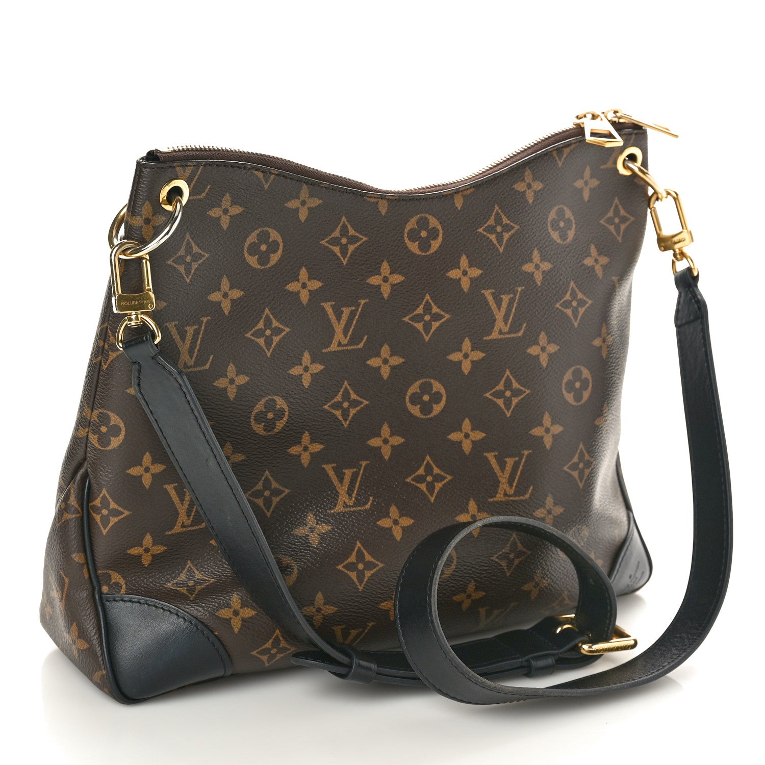 Louis Vuitton Monogram Odeon MM Black 3 of 9