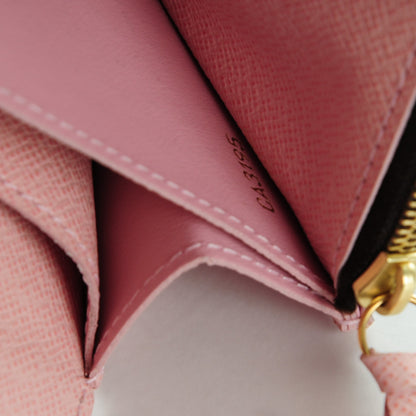 Louis Vuitton Damier Ebene Caissa Wallet Rose Ballerine 7 of 7
