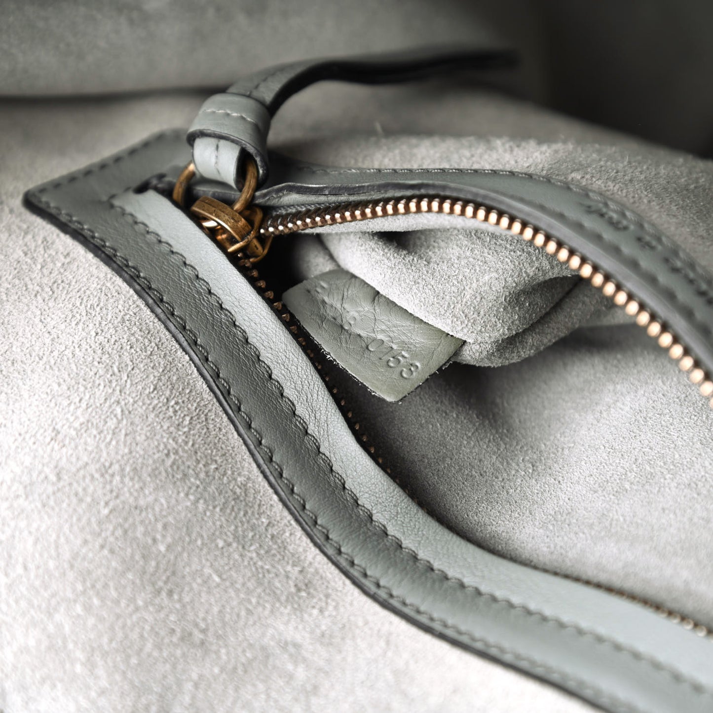 Supple Calfskin Medium Phantom Luggage Glacier