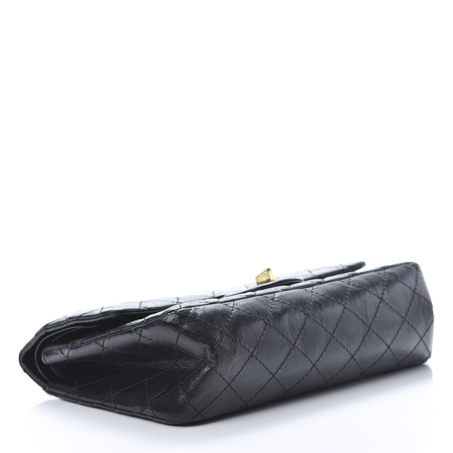 Chanel Aged Calfskin Quilted 2.55 Reissue 225 Flap Black 4 of 14